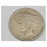 1922 D Silver Peace Dollar Coin