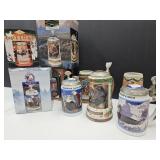 5 BUDWEISER Steins