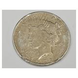 1922 D Silver Peace Dollar Coin