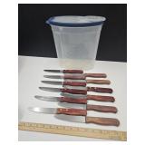 Brazil Steak Knives & Pitcher