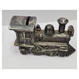 VTG Silverplate Locomotive Bank No Bottom