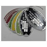 19 Borg-Warner Power ID Tags