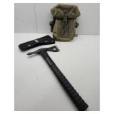 SOG Ice Axe w Sheath & Military Bag