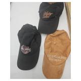 3 Harley Davidson Hats