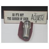 Metal Sign GARDEN OF EDEN 20" L & Vitamix Tumbler