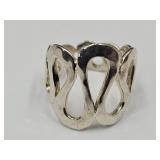 925 Sterling Silver Ring Sz 7 1/4