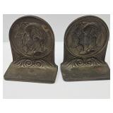 VTG Washington & Abe Lincoln Metal Bookends
