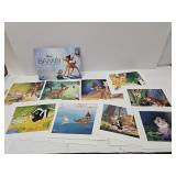 VTG Disney Litho FULL Set of 6 Bambi 2017