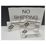 .223 Rem 60 Total Rounds Gun Ammo