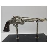 Beautiful  Stamped  U.S. Engraved Prop Pistol Gun
