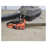 Craftsman Chain Saw 18" w Case Good Compression