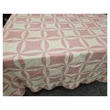Beautiful Vintage  Quilt  81 x 89"