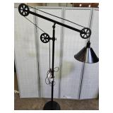 Industrial Style Adjustable  Floor Lamp 36 x 68"h