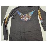 Sz M Harley Davidson Shirt Long Sleeve