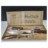 VTG Sheffield 3 PC Bakelite Carving Set