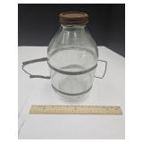 VTG Glass Minnow Trap Jar 11" L