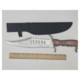 Large Knife Stainless Steel W Sheath