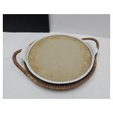 Pampered Chef Pizza Pan 15" W with Basket