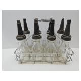 8 qt SZ Oil Bottles with  Bottle Carrier