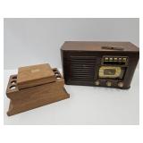 Pipe Holder, Zennith  Tibe Radio No Cord, See Pics