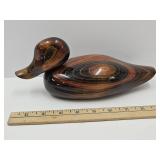 Bundy Duck Wood Decoy  10"  Long