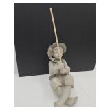 10 1/2" H Little Boy Fisherman