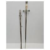 37" Ceramonial Sword With Sheath