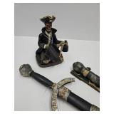 Pirate, Skeleton, & Knives see pics