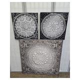 Set of 3 Metal Wall Decor Up To 31" wide