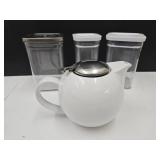 OXO Storage Containers up to 6" & Tea Pot w Strain