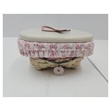 Longaberger Breast Cancer Basket 6 3/4"L