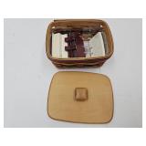 Longaberger Address Index Basket 8 1/4"L