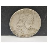 1963 D Silver Franklin Half Dollar Coin