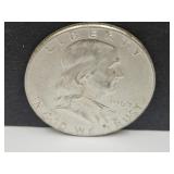 1963 D Silver Franklin Half Dollar Coin