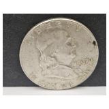 1962 D Silver Franklin Half Dollar Coin