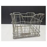 Milk Crate Heavy Gauge Metal  Pure Milk MARION IN