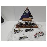 Harley Davidson Motorcycles 5" & Display