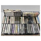 LOT VTG Cassette Tapes Bob Seager Cheryl Crow DVDs