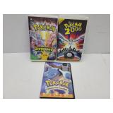 Pokemon 3 items- DVD & VHS