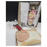 VTG Hat & Scarf w Vanity Fair , Anderson Box