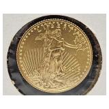 1/10 OZ   $5  Gold Coin 2015