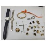 Christian Pins & 2 Watches& Bracelet