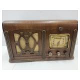 VTG Silvertone Tube Radio Untested Needs Cord 17.5