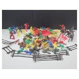 Large Bag of Plastic Cowboys & Indians
