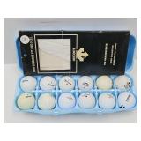 12 Golf Balls & Descente Glove