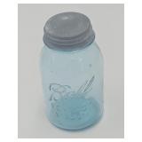 Vintage #13 Ball Jar W Zinc Lid