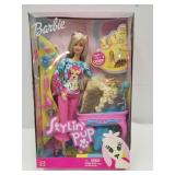 NIB Stylin Pup Barbie Doll