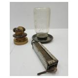 Amber Insulator, Hanson Scale, VTG Kerr Waterer