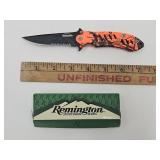 NIB Remington Sportsman Series Knife w Box