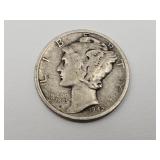 1942 D Silver Mercury Dime Coin